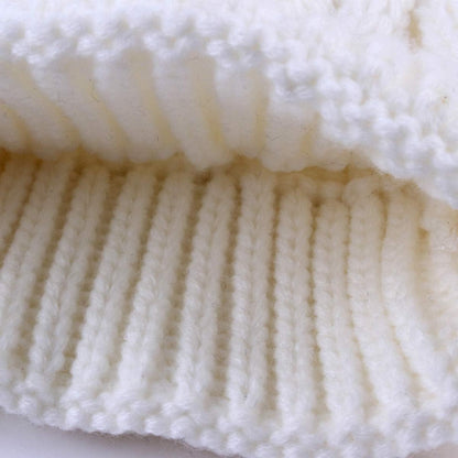 2PCS Mother&Baby Hat Parent-Child Hat Family Matching Cap Winter Warmer Knit Wool Beanie Ski Cap