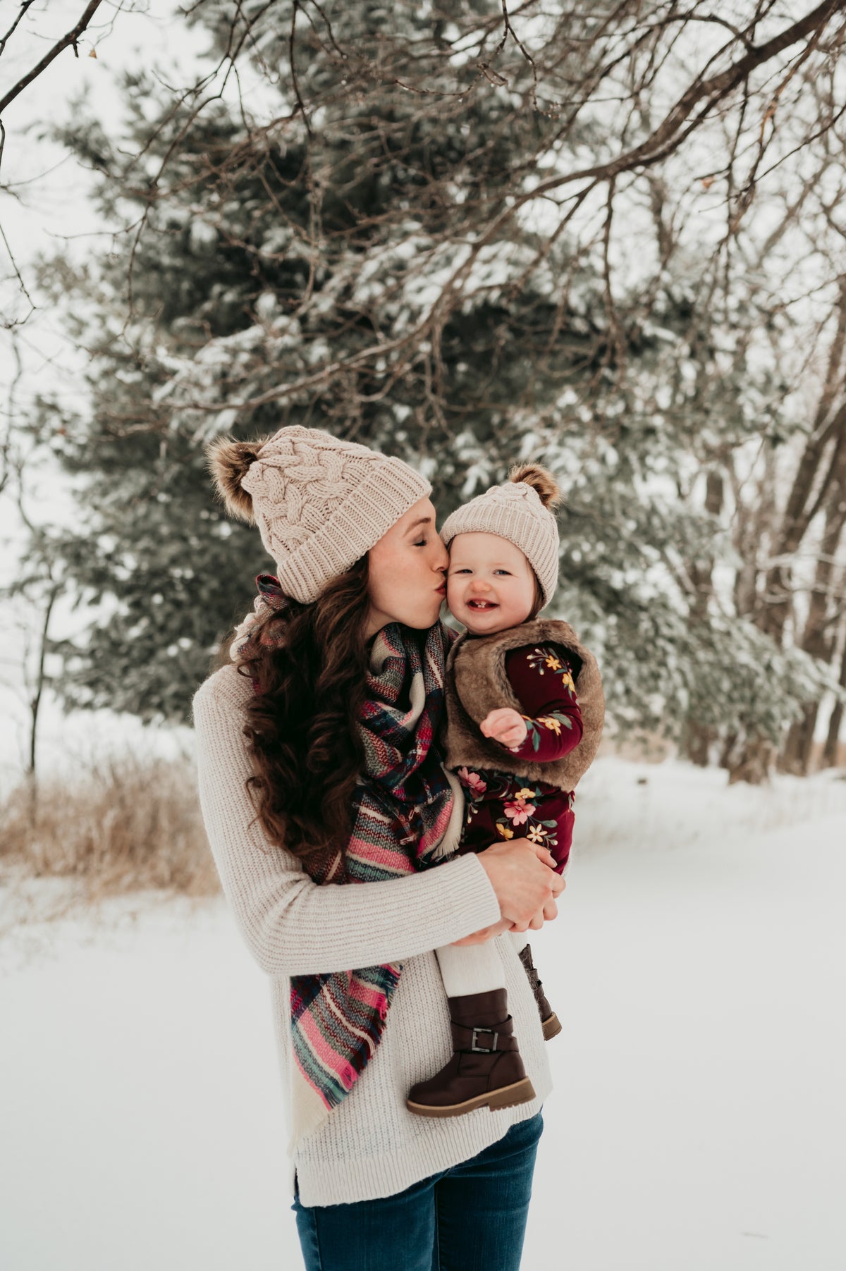 Mom and Me Beanie 2 Piece Matching Set